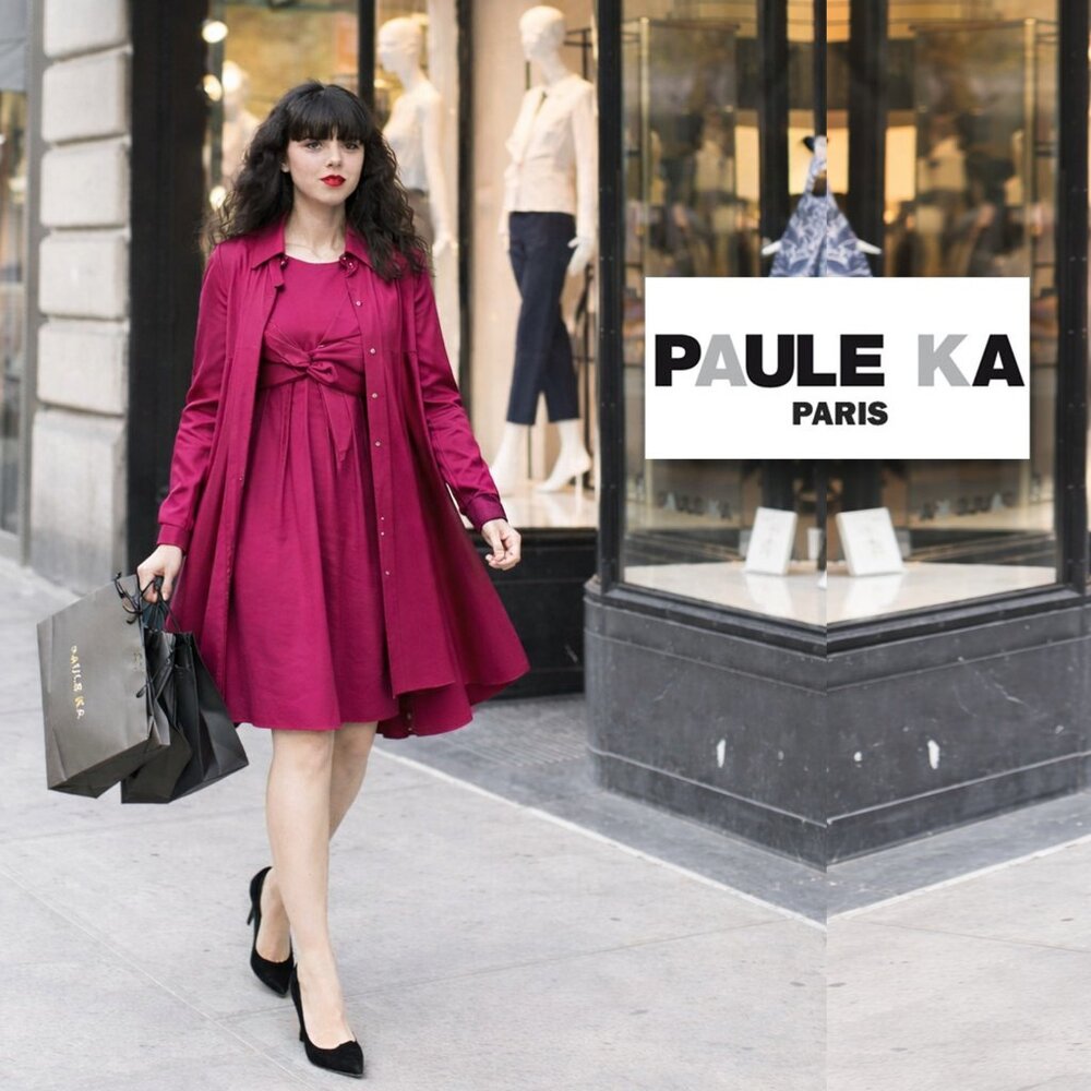 𝐏𝐀𝐔𝐋𝐄 𝐊𝐀 🗼 Sleeveless Dress and Long Sleeved Snap-Front Jacket
